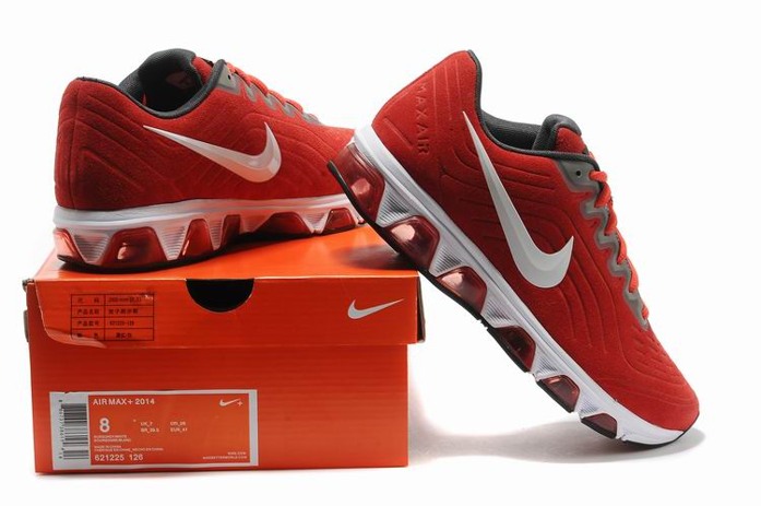 Nike Air Max 2015 Chaussures Hommes fourrure rouge sur la vente blanc rouge (2)